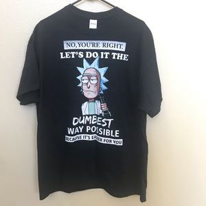 NWOT NO YOU’RE RIGHT 100 cotton XL graphic T-shirt